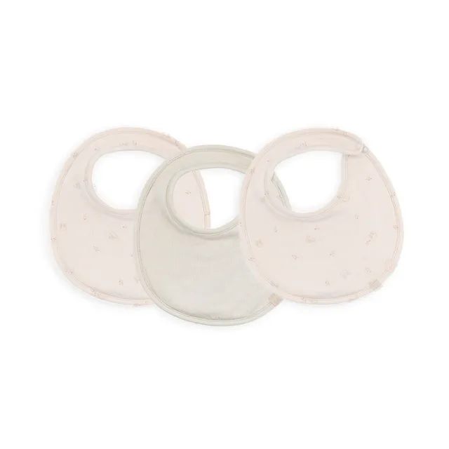 bamboom-tris-bavaglini-neonato-olives-413-set-3-pz image 1