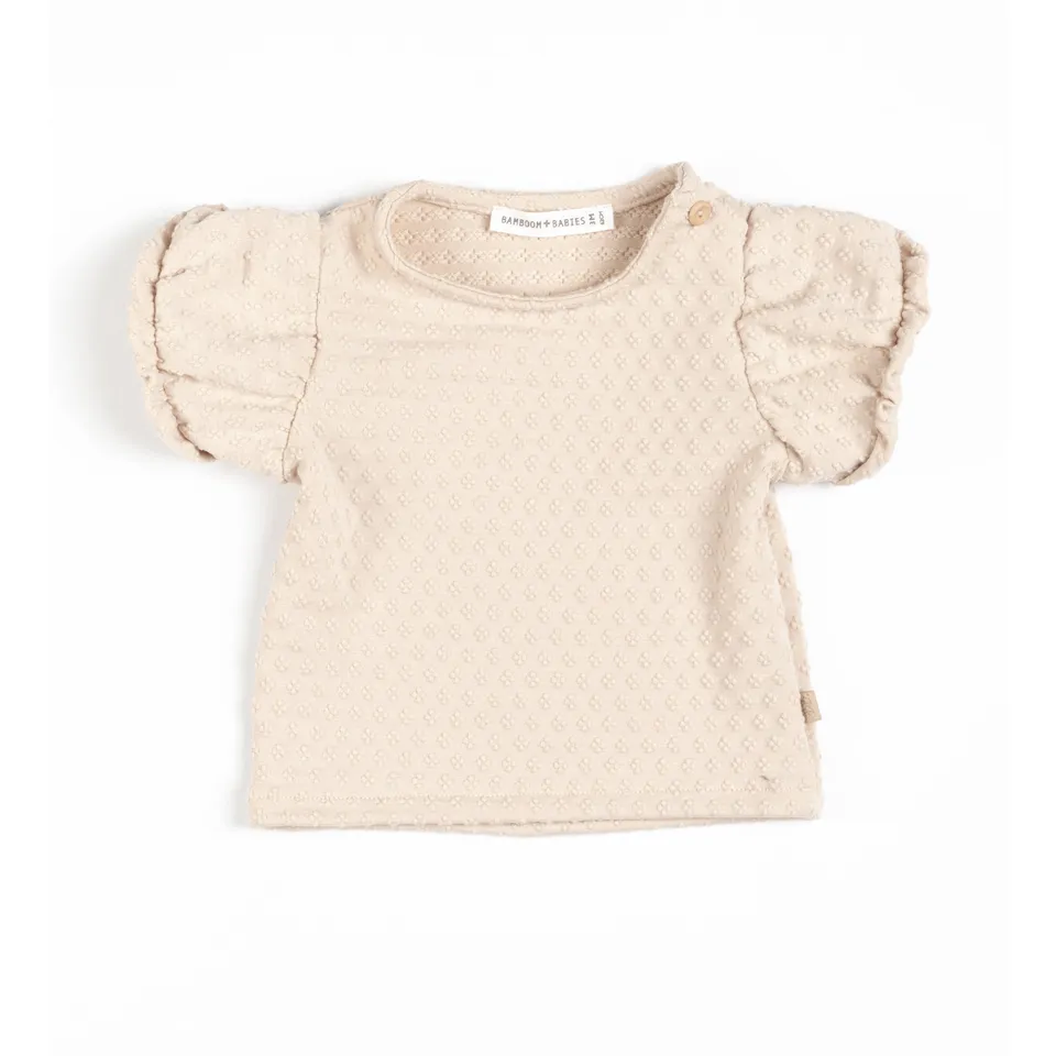 bamboom-shirt-manica-corta-a-palloncino-almond-cream-273 image 1