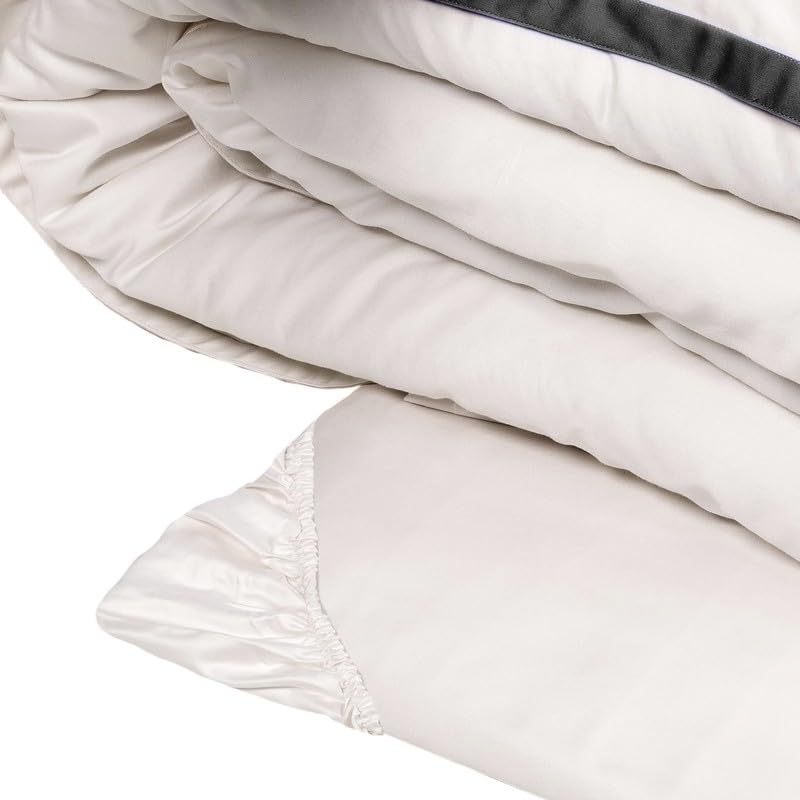 fazzini-hellen-completo-copripiumino-2-piazze-bianco-seta-piombo image 1