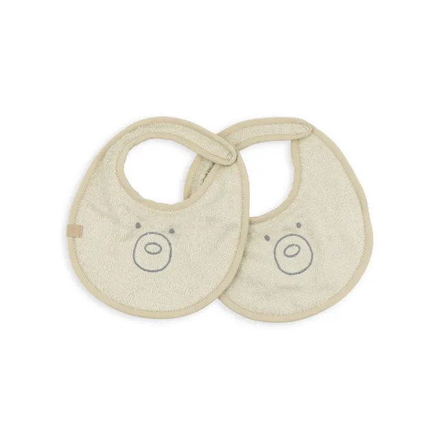 bamboom-set-bavaglini-2-pezzi-oyster-grey-112-bavaglino-pappa image 1