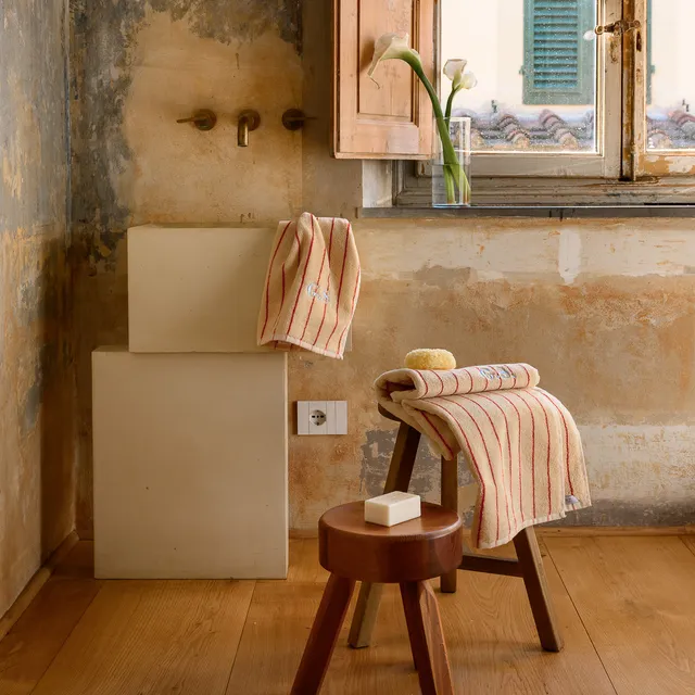 dalfilo-linea-classica-set-2-asciugamani-viso-60x100-mani-40x60-righe image 1