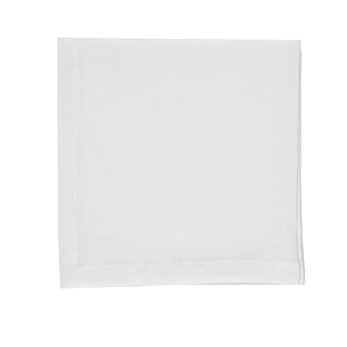 fazzini-soffio-set-4-tovaglioli-50x50-cm-bianco-in-lino image 2