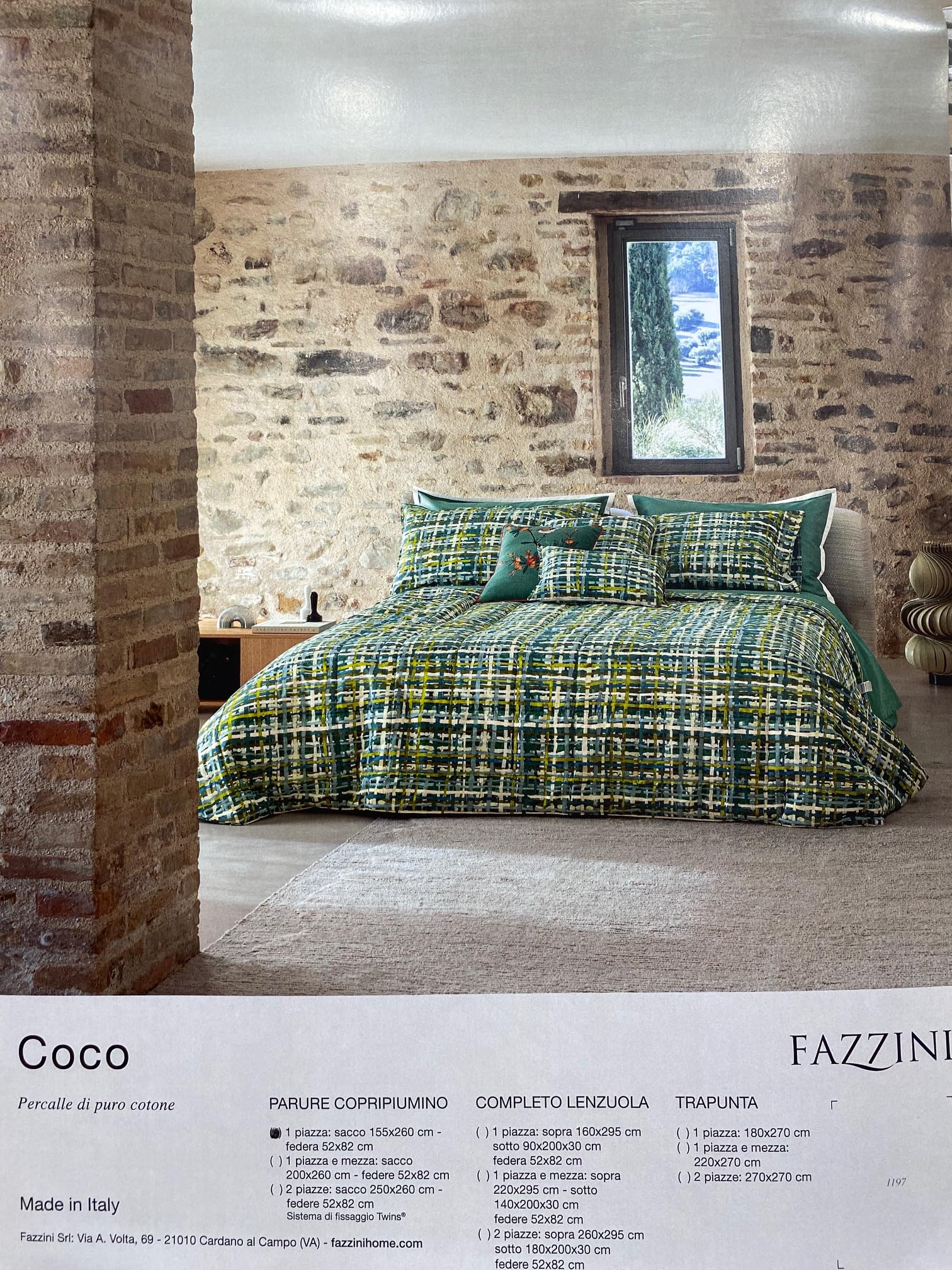 fazzini-coco-parure-copripiumino-1-piazza-coco-neutri image 3