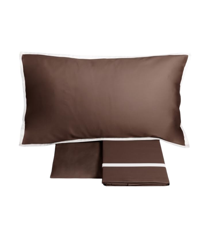 fazzini-hellen-completo-lenzuola-2-piazze-cioccolato-bianco-seta image 3
