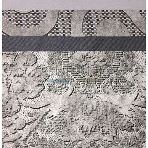 fazzini-broccato-completo-lenzuola-flanella-matrimoniale-grigio image 4