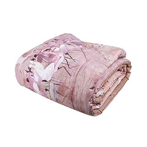 fazzini-pink-africa-trapunta-1-piazza-e-mezza-rosa-220x270-cm image 2