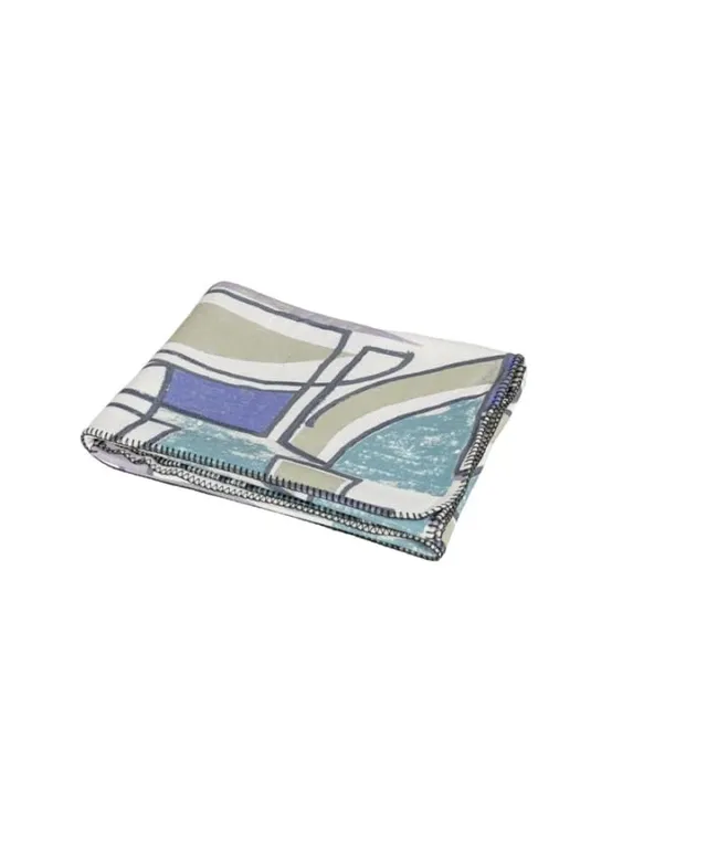 fazzini-home-volti-pile-plaid-140x200-petrolio-verde image 1