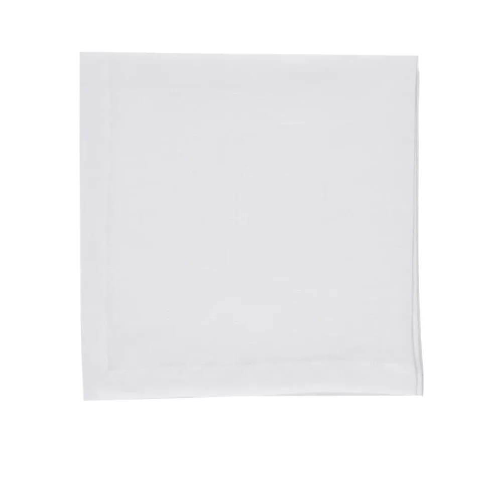 fazzini-soffio-set-4-tovaglioli-50x50-cm-bianco-in-lino image 1