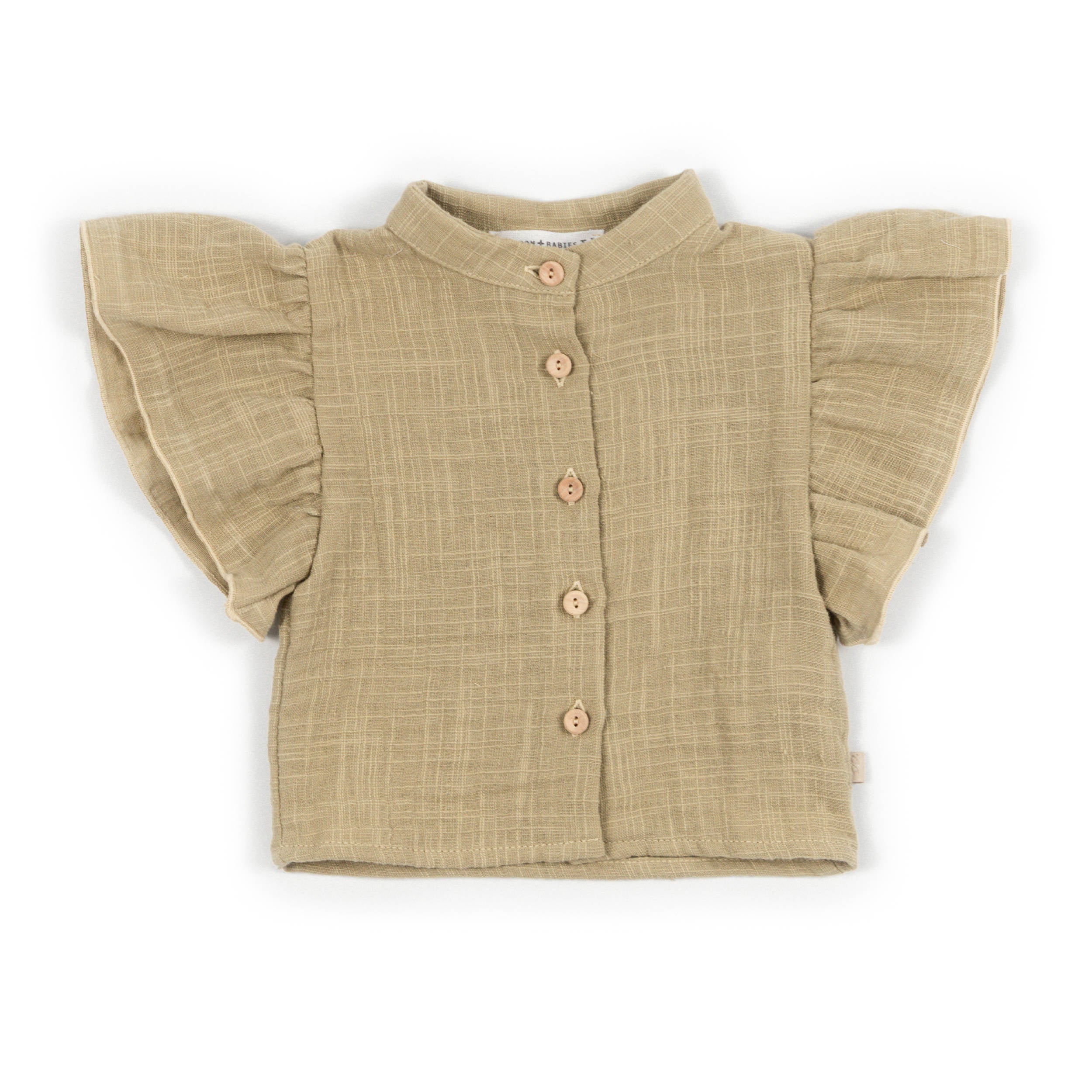 bamboom-camicia-bimba-lino-look-mustard-270 image 1