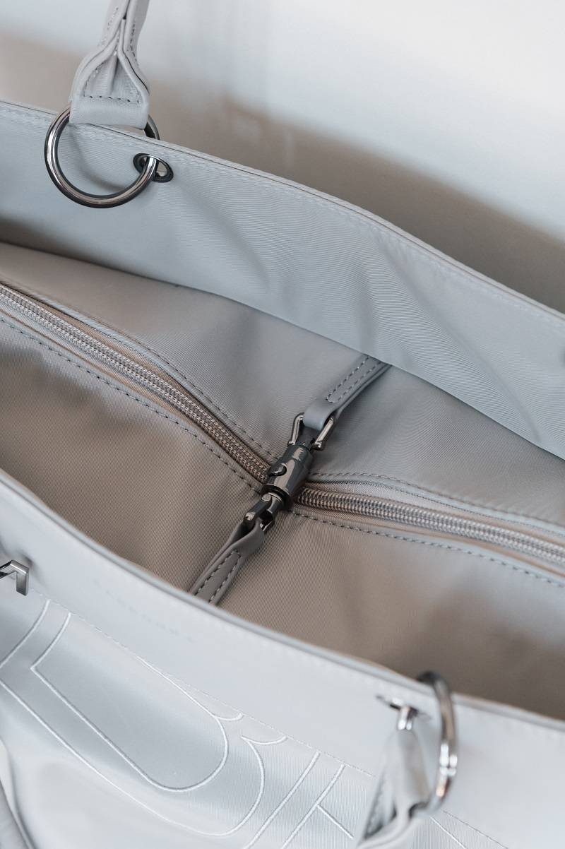bamboom-borsa-mamma-tracolla-grigio-05-con-materassino image 3
