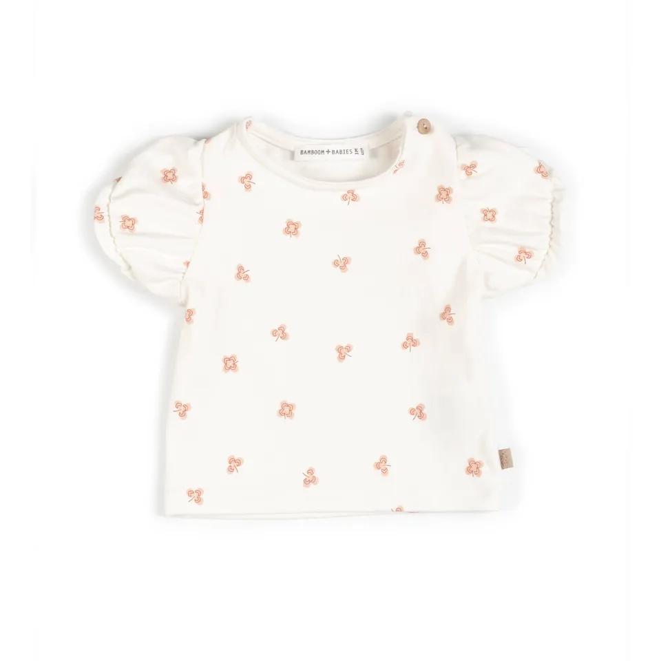 bamboom-shirt-manica-corta-a-palloncino-print-lucky-leaves-280 image 1