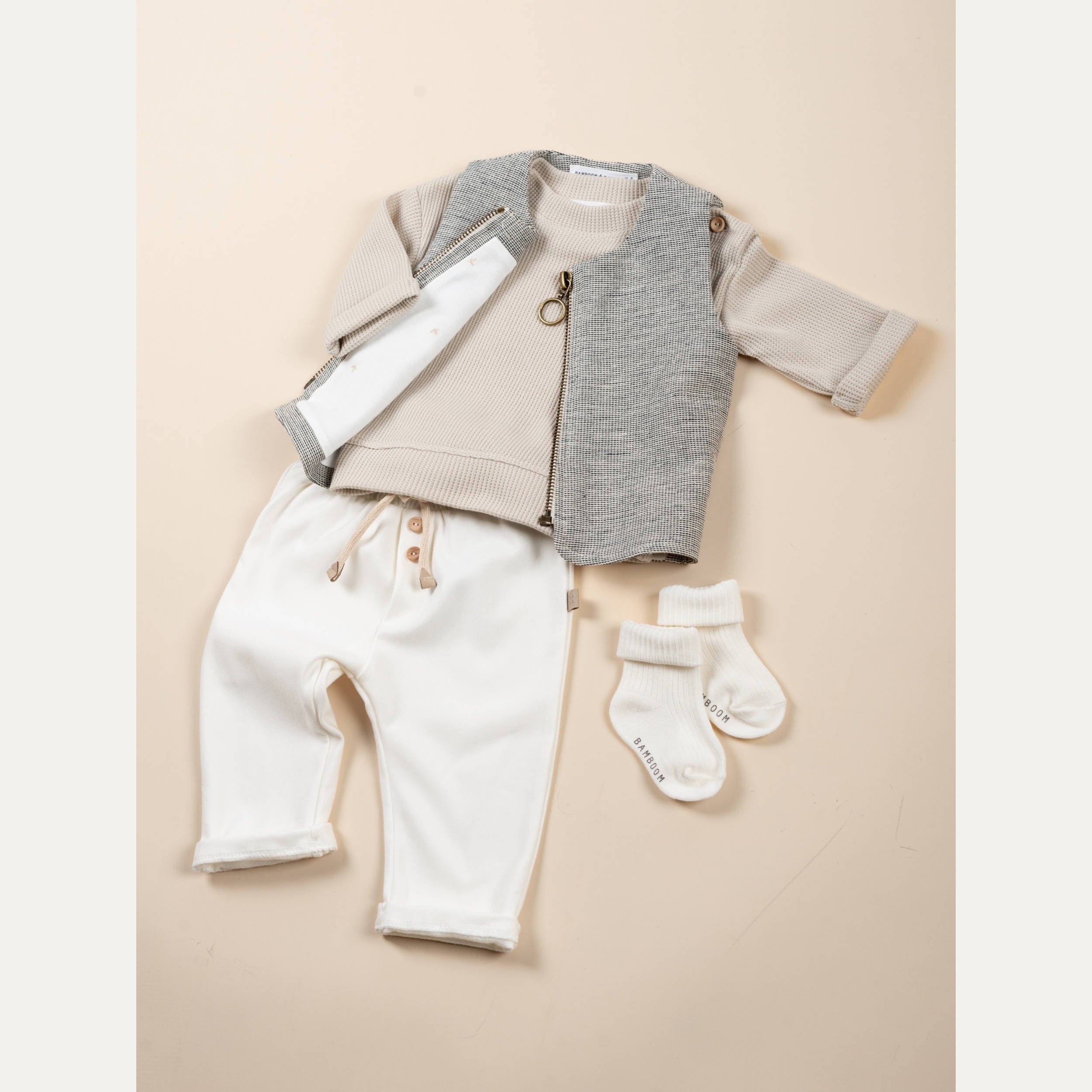 bamboom-gilet-orso-con-zip-blu-07-bimbo image 2