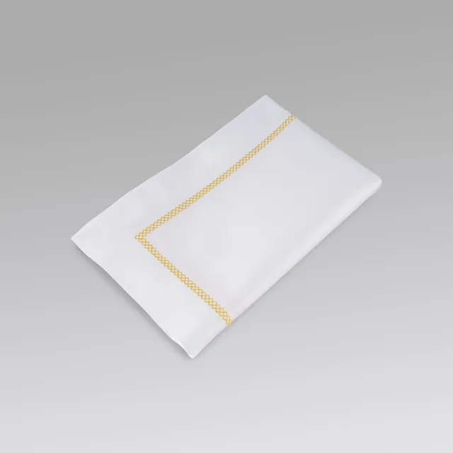 rivolta-carmignani-prezioso-tovagliolo-45x45-cm-in-cotone-con-ricamo-oro image 1