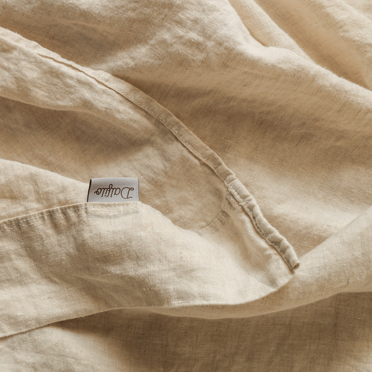 dalfilo-completo-lenzuola-matrimoniale-in-puro-lino-super-soft-con-federe-volant image 6