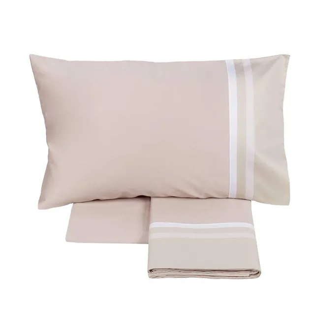 fazzini-kubric-60-completo-lenzuola-2-piazze-raso-300tc-rosa-torrone image 1