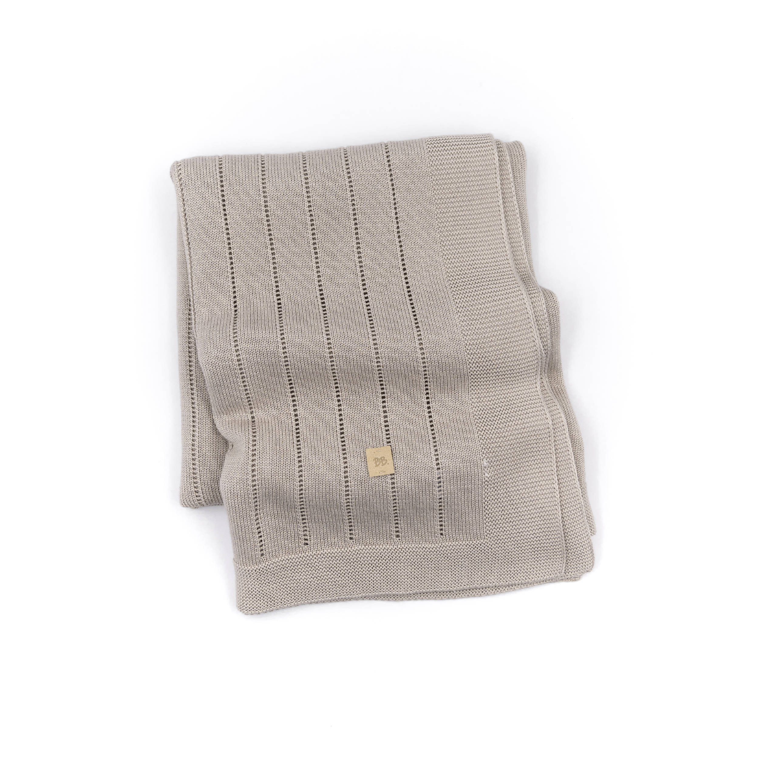 bamboom-copertina-righe-knitted-cammello-33 image 1