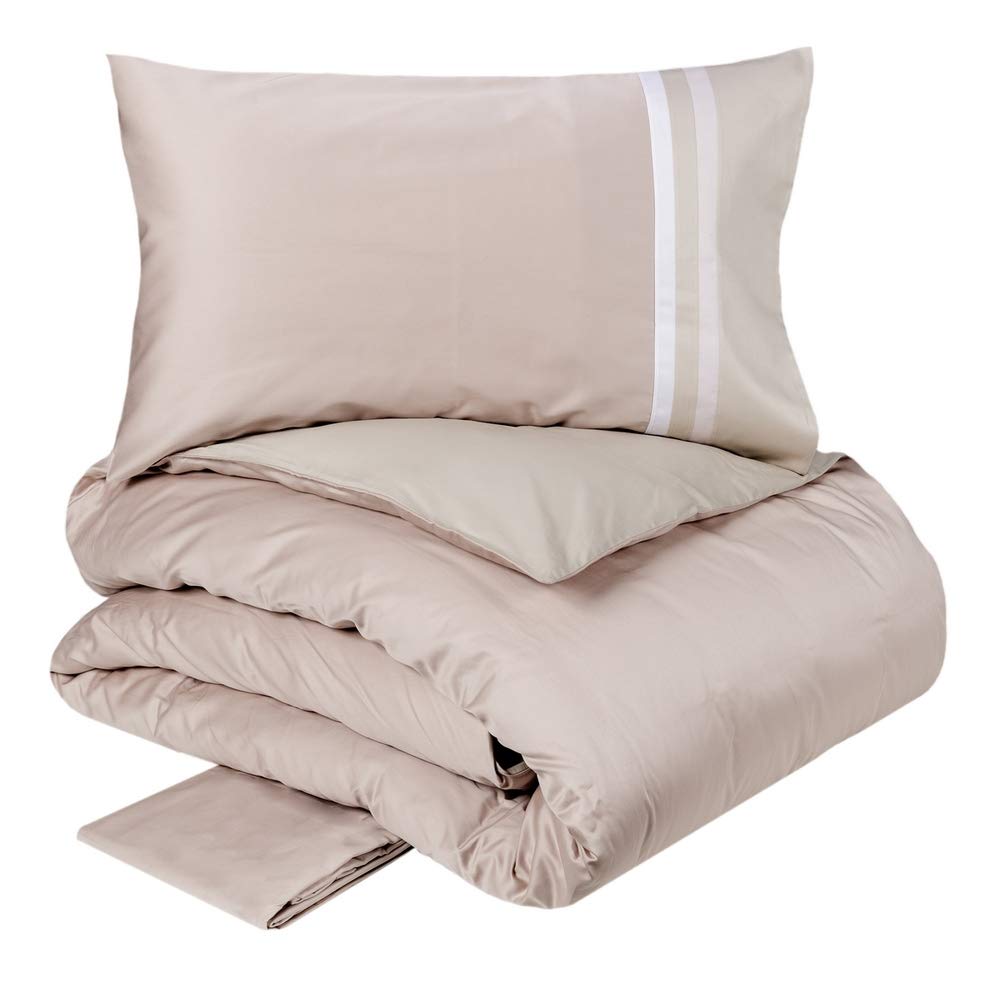 fazzini-kubric-60-completo-copripiumino-matrimoniale-reversibile-rosa-torrone image 1