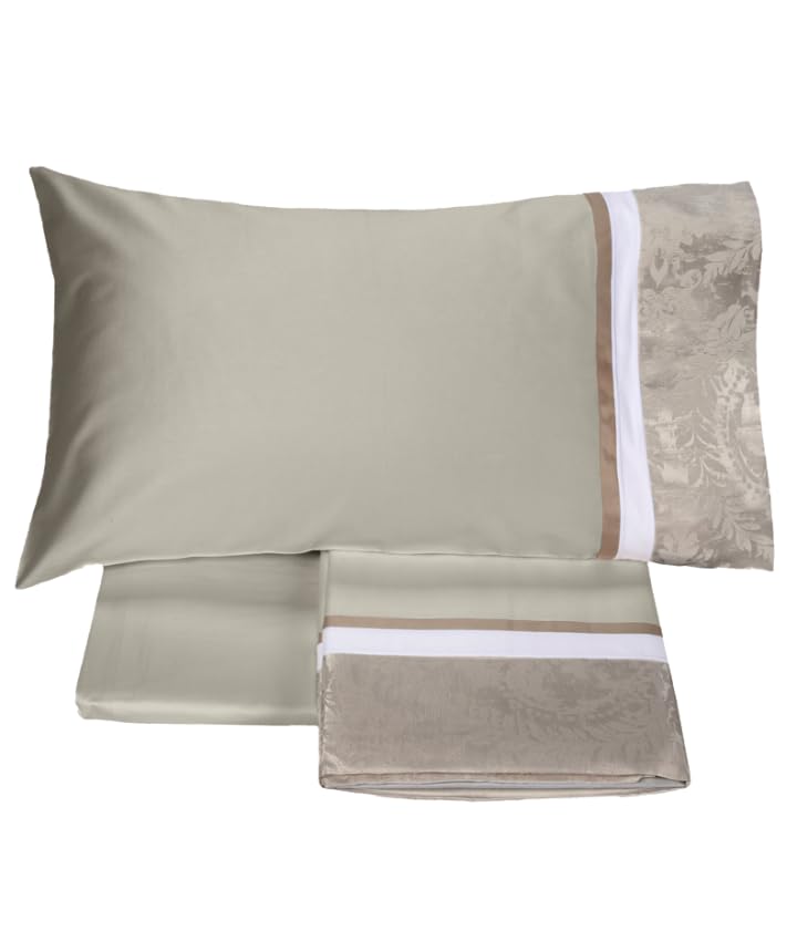 fazzini-atelier-cordusio-completo-lenzuola-2-piazze-grigio image 1