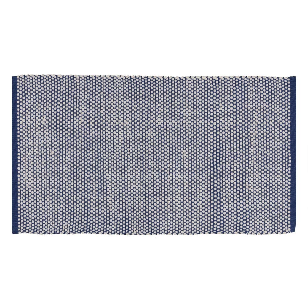 fazzini-dots-tappeto-cotone-60x110-blu image 1