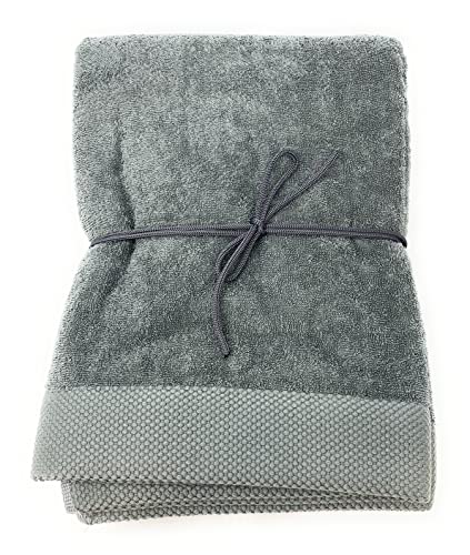 fazzini-fitness-telo-bagno-100x150-cm-in-spugna-grigio-piombo image 5