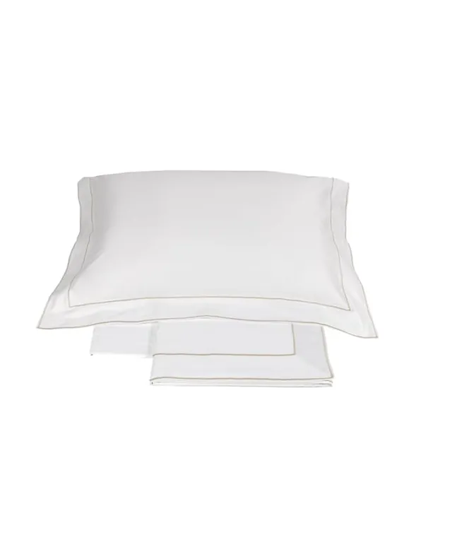 fazzini-atelier-isola-completo-lenzuola-2-piazze-bianco-torrone image 1
