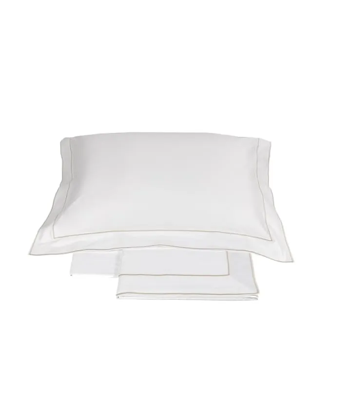 fazzini-atelier-isola-completo-lenzuola-2-piazze-bianco-torrone image 1