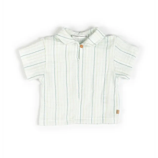 bamboom-shirt-con-colletto-stripe-acqua-271 image 1
