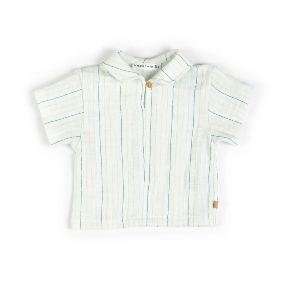 bamboom-shirt-con-colletto-stripe-acqua-271 image 1