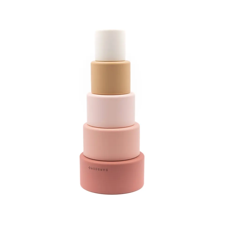 bamboom-torre-di-cubi-rosa-04-in-silicone image 1