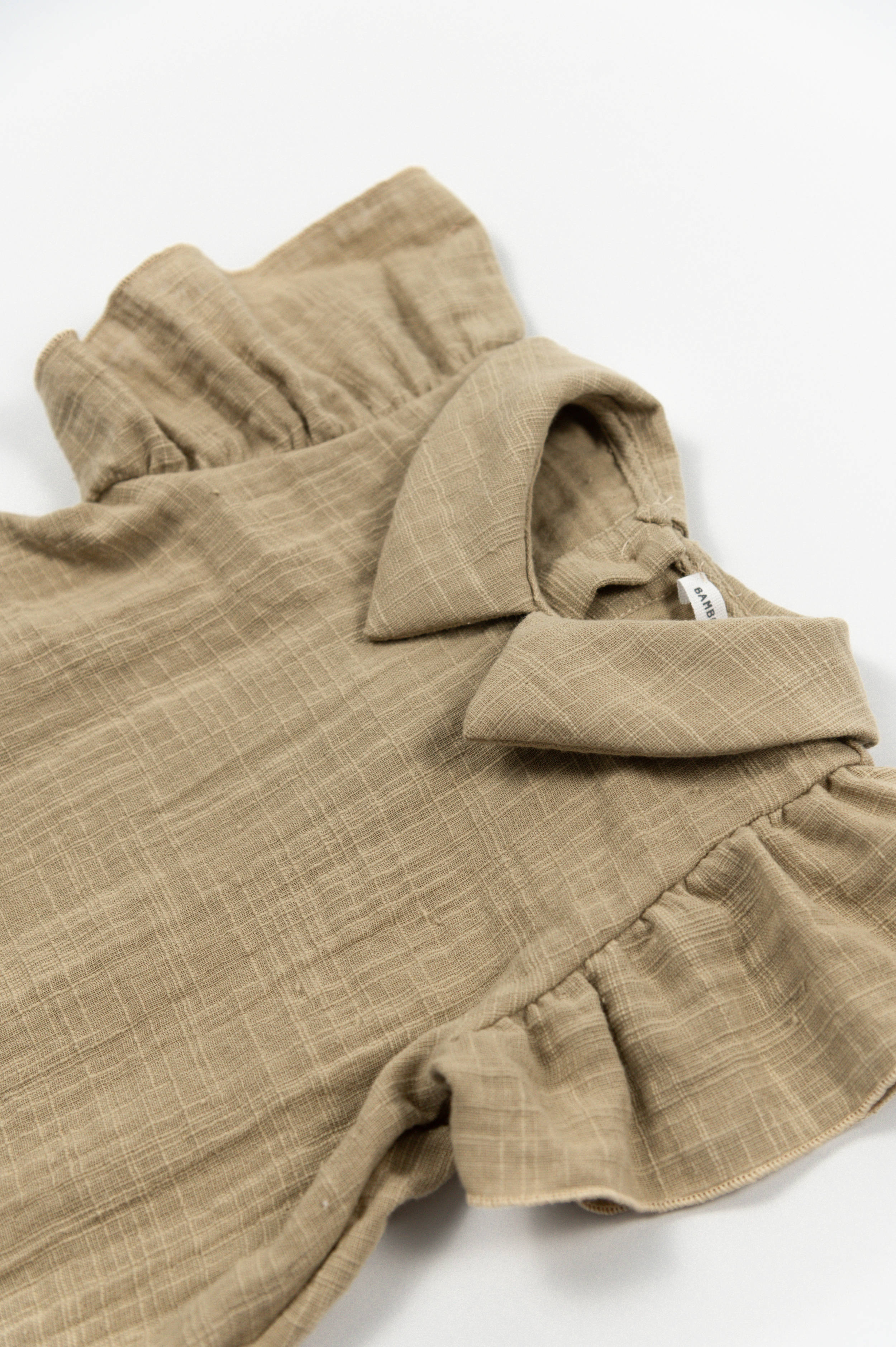 bamboom-vestito-bimba-in-lino-look-mustard-270 image 2