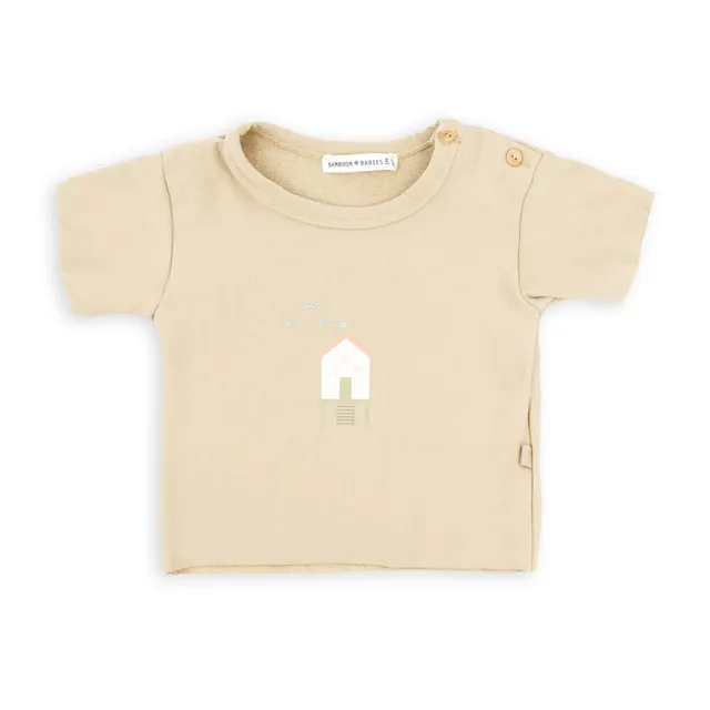 bamboom-shirt-con-stampa-light-mustard-279 image 1