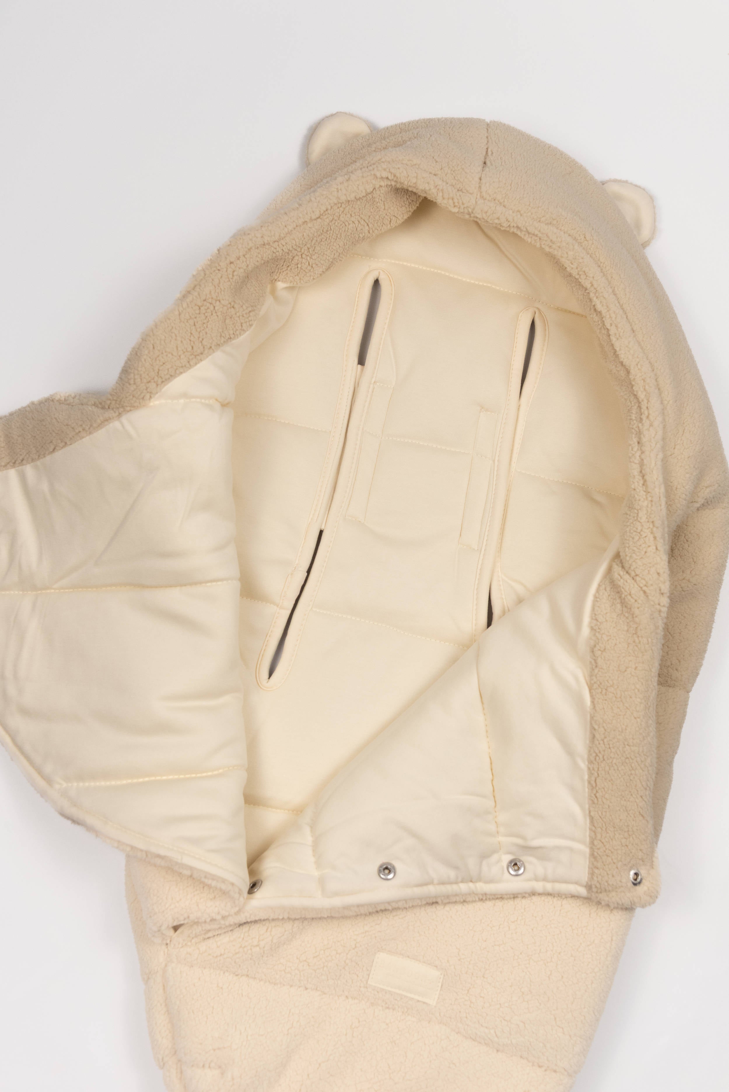 bamboom-igloo-teddy-newborn-soft-sand-571-sacco-termico-neonato image 3