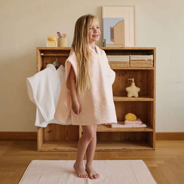 dalfilo-poncho-bimbi-in-spugna-di-cotone-con-cappuccio image 1