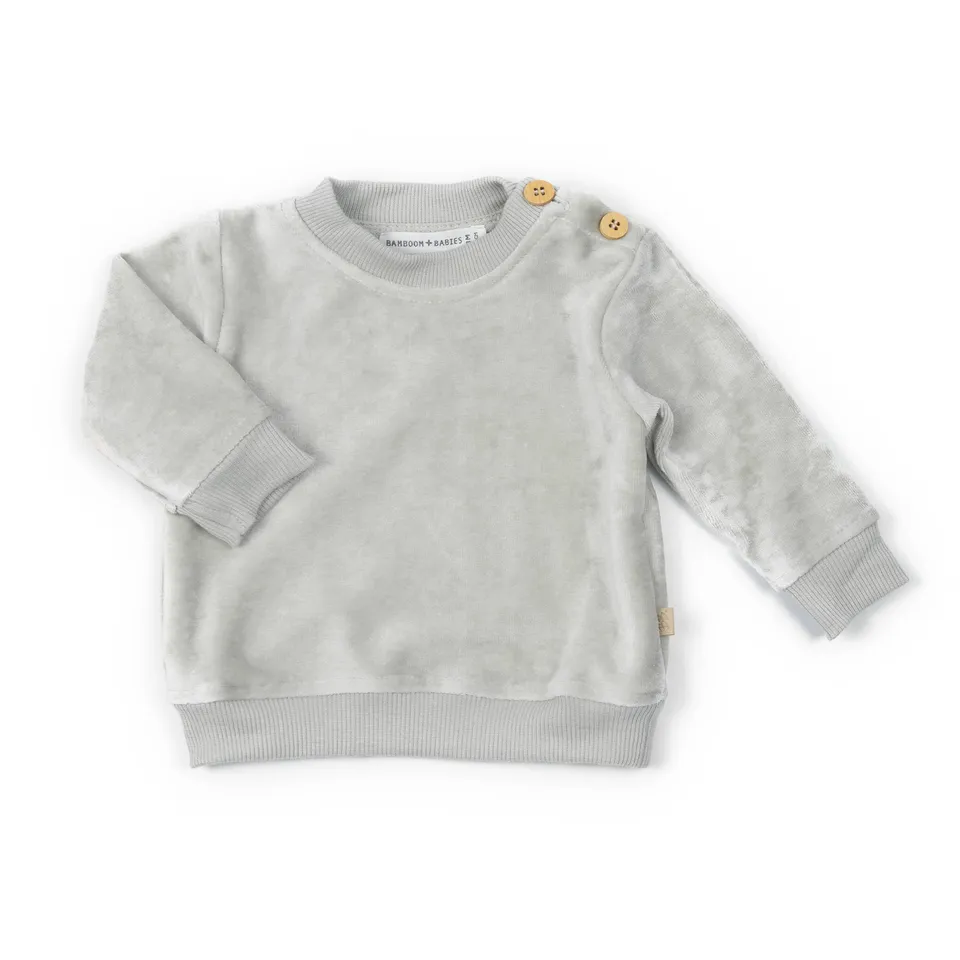 bamboom-maglia-velluto-manica-lunga-grigio-ghiaccio-27 image 1