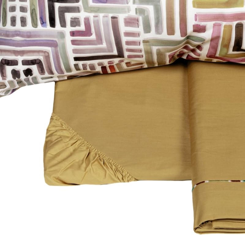 fazzini-geometrie-completo-letto-2-piazze-ocra-gmecobo-8 image 2