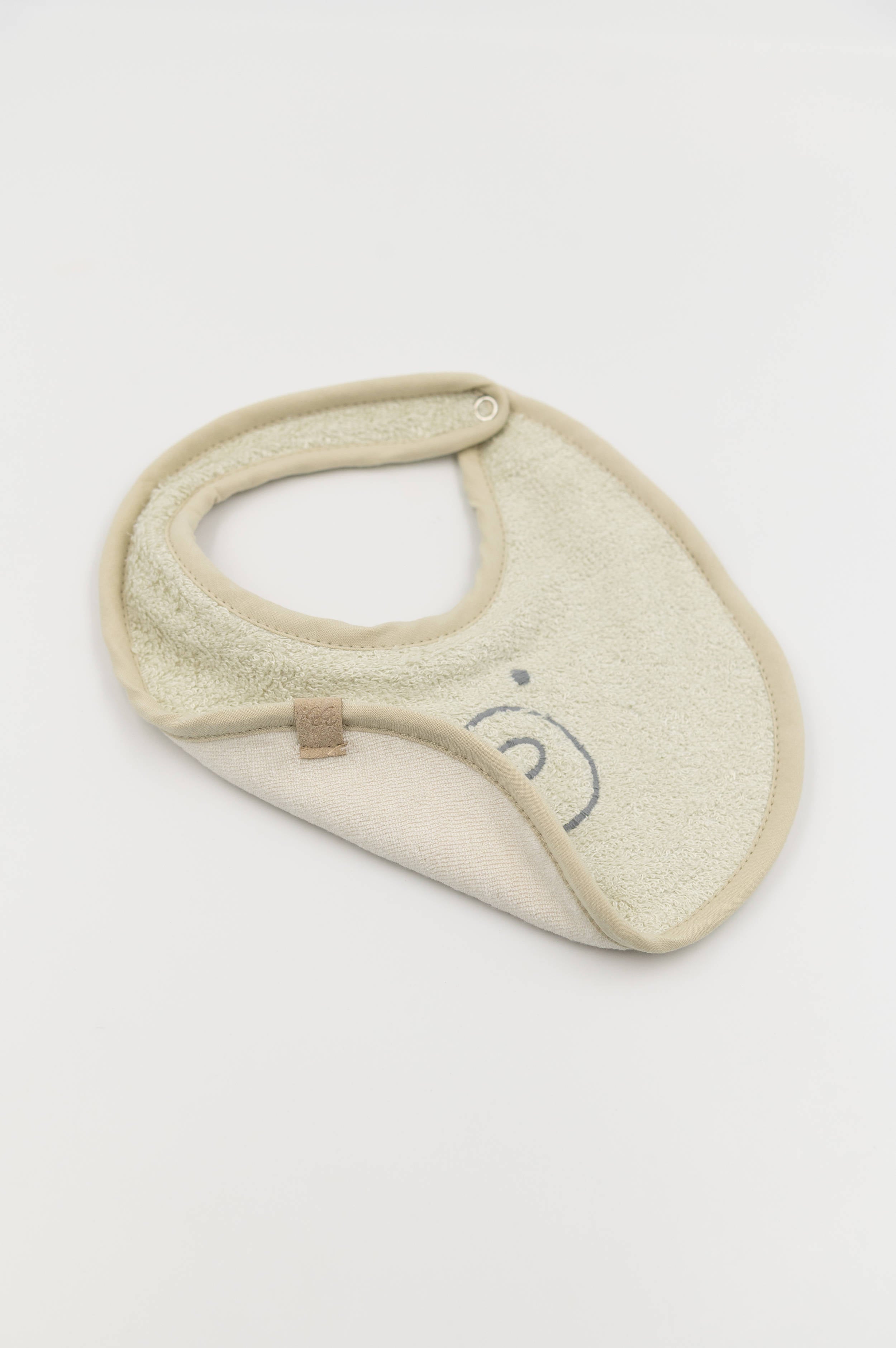 bamboom-set-bavaglini-2-pezzi-oyster-grey-112-bavaglino-pappa image 2