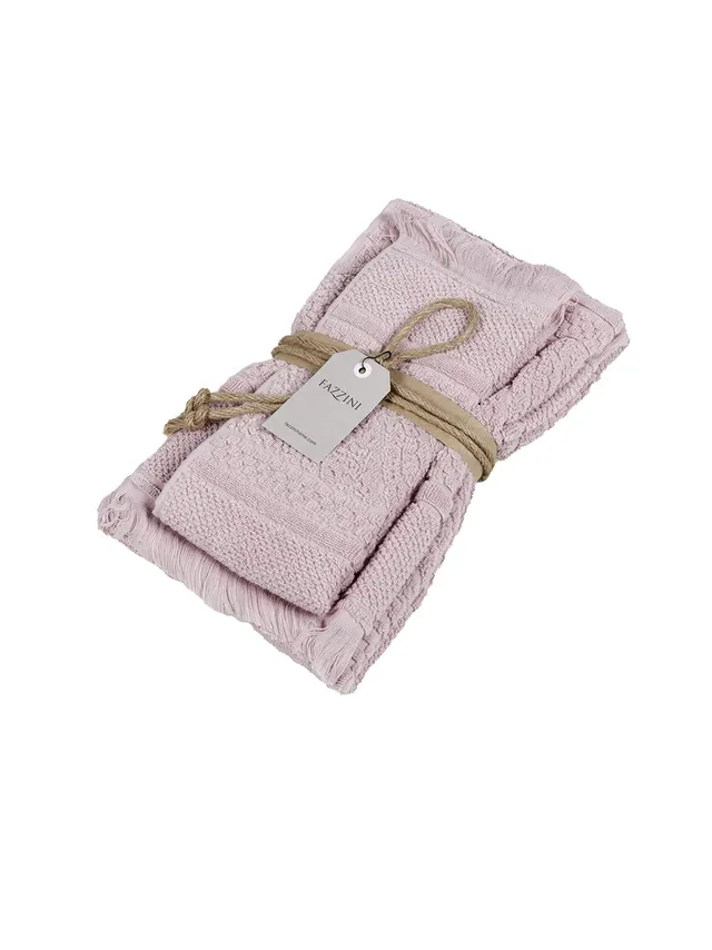 fazzini-dafne-set-coppia-ospite-asciugamano-lotus image 1