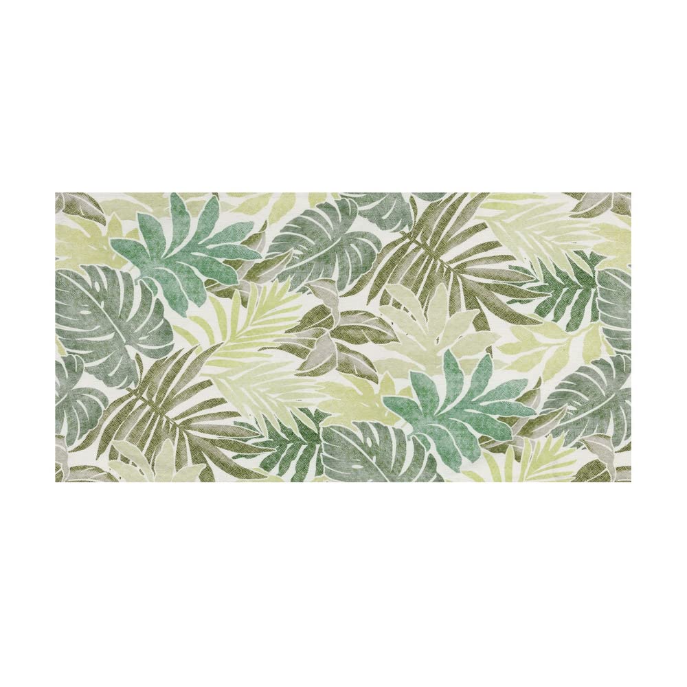 fazzini-textures-tappeto-58x180-cm-verde-antiscivolo image 1
