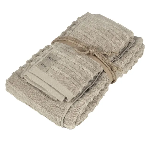 fazzini-rilievi-coppia-1-1-ospite-40x60-asciugamano-60x110-corda image 1