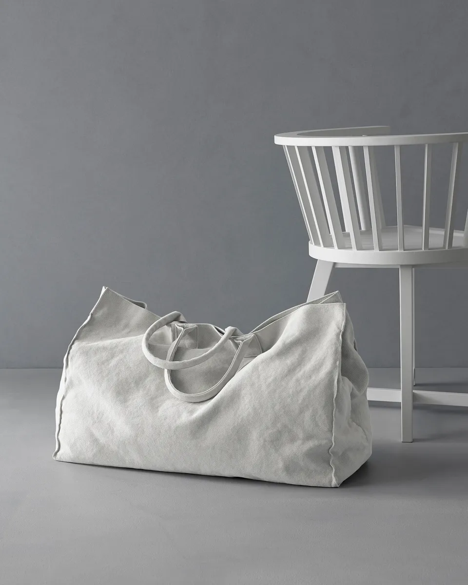 society-limonta-drai-bag-shopper-maxi-in-tela-di-cotone image 1