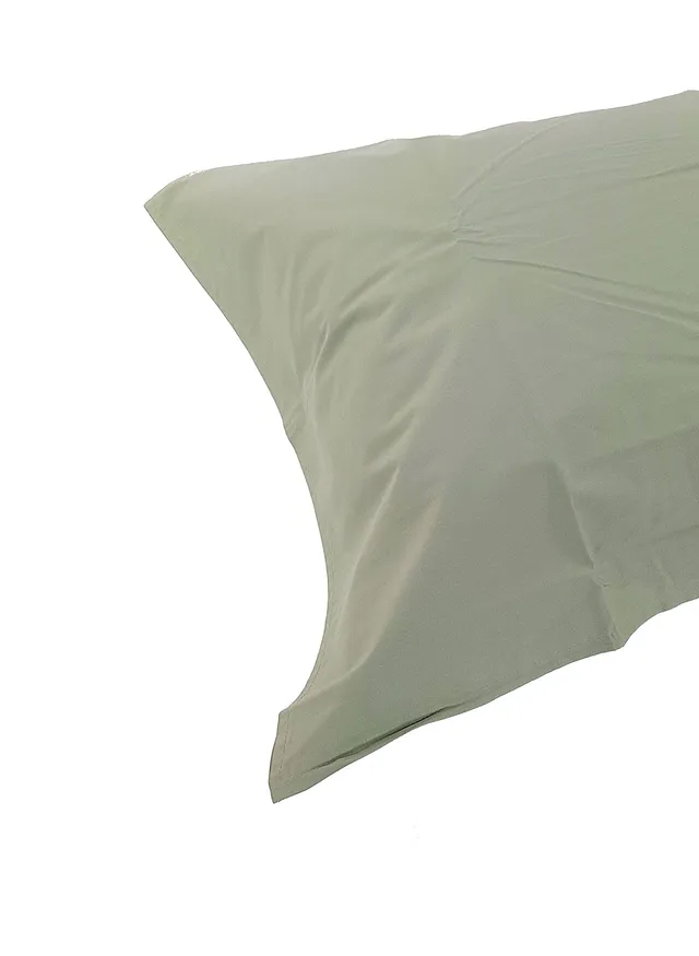 fazzini-arianna-coppia-federe-52x82-percalle-200tc-verde-salvia-p15 image 1