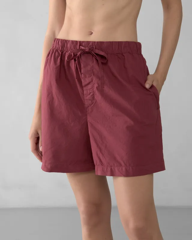society-limonta-toni-pantaloncini-in-cotone-tinto-in-capo image 1