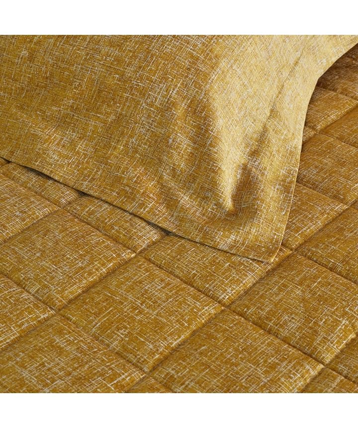fazzini-baco-quilt-2-piazze-senape-bcocotr-247 image 2