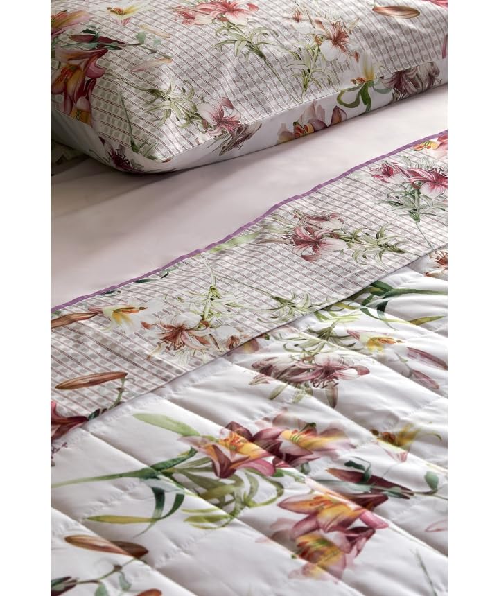 fazzini-villa-olmo-parure-lenzuolo-copriletto-2-piazze-rosa-percalle image 4