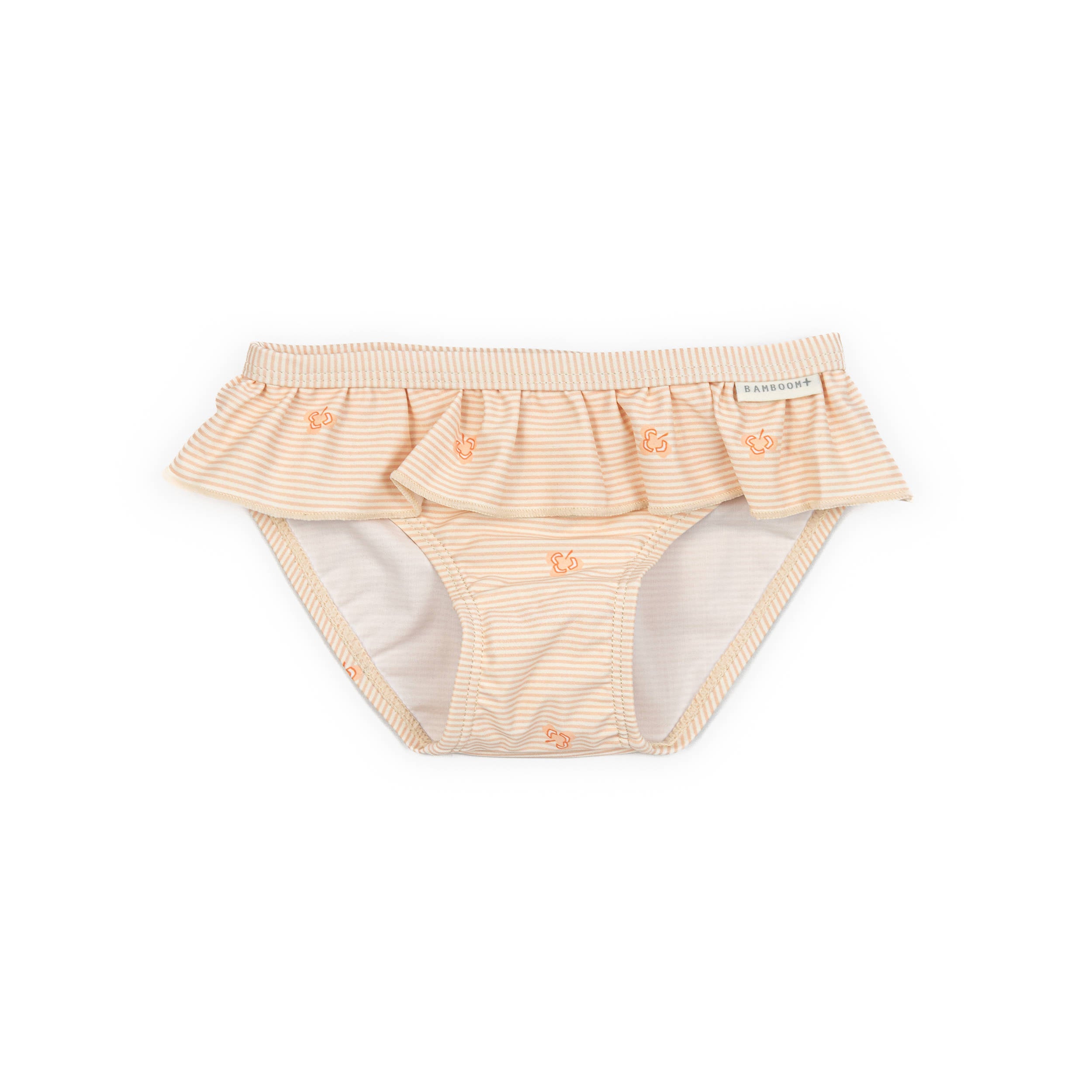 bamboom-costume-da-bagno-uv50-bimba-stripe-and-leaves-433 image 1