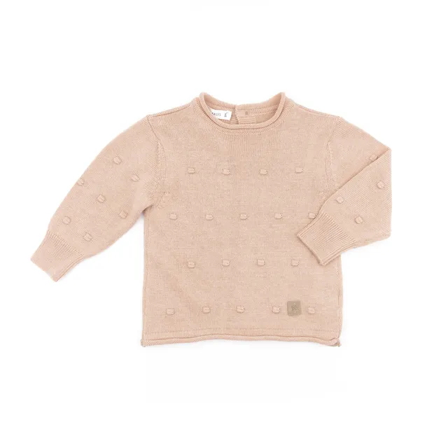 bamboom-maglia-knitted-apertura-dietro-mini-pom-pom-rosa-04-bamb image 1