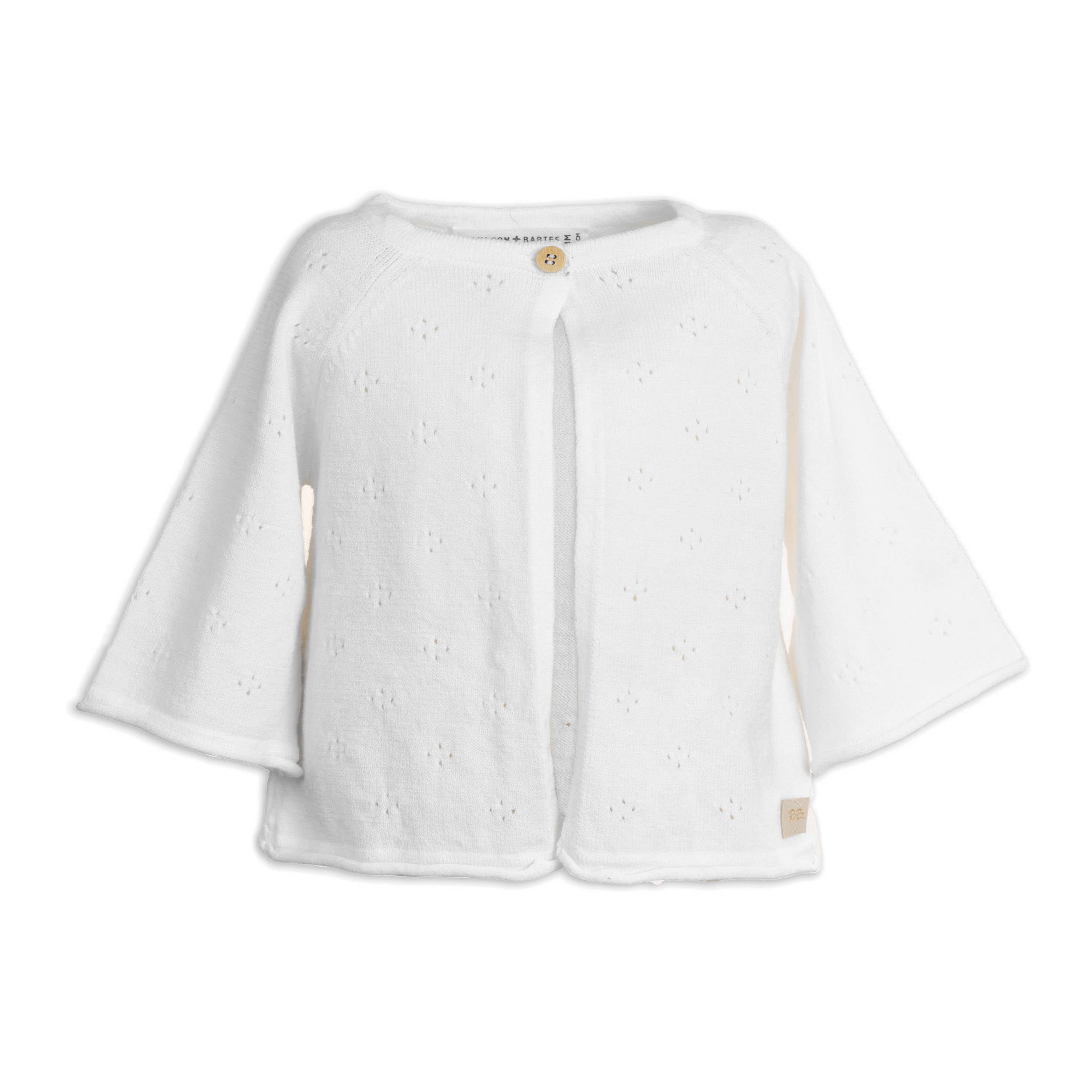 bamboom-cardigan-bimba-warm-white-128-cardigan-bamb-mezza-stagione image 1