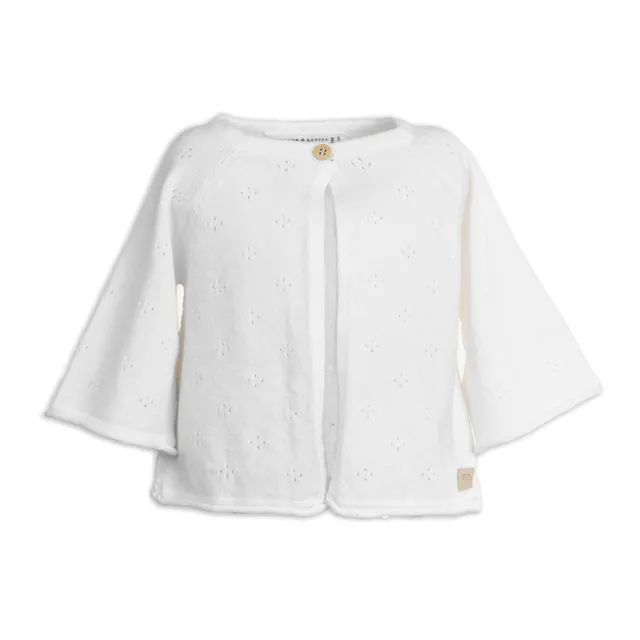bamboom-cardigan-bimba-warm-white-128-cardigan-bamb-mezza-stagione image 1