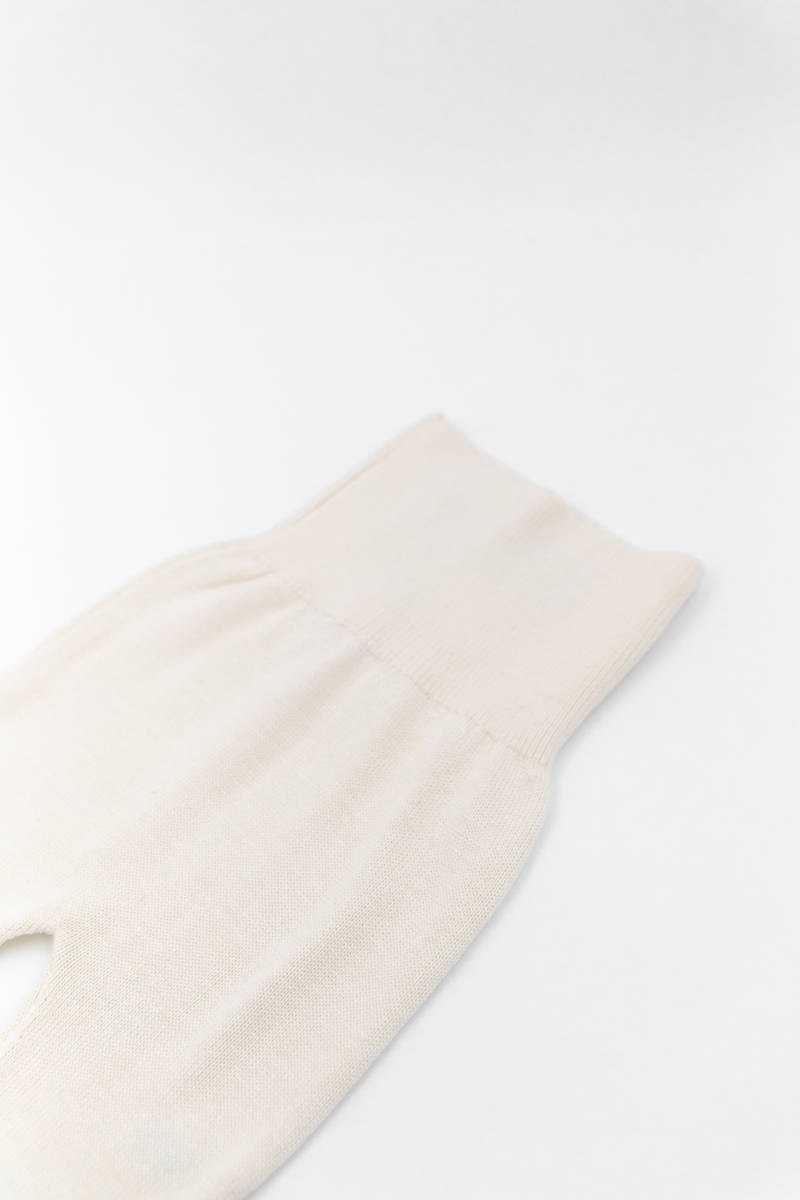 bamboom-pantaloncino-con-piedi-knitted-bianco-01-in-bamb image 3