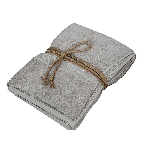 fazzini-galuchat-telo-spugna-100x150-grigio-puro-cotone image 2